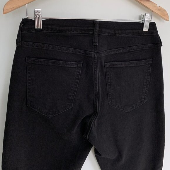 GAP Mid Rise True Skinny Jeans Absolute Black 31 / 12 - Picture 8 of 8